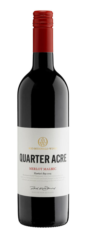Quarter Acre Merlot Malbec HB 2015 (TS)